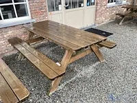 Houten picknickbank - afbeelding 1 van  3