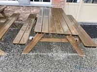 Houten picknickbank - afbeelding 2 van  3