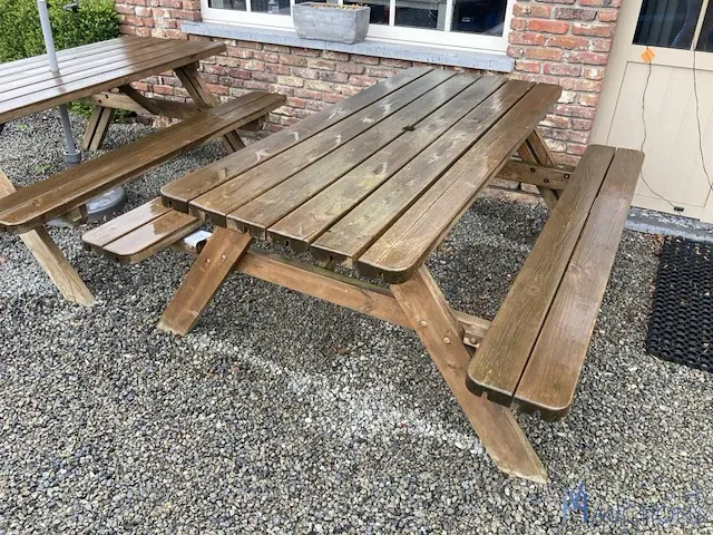 Houten picknickbank - afbeelding 3 van  3