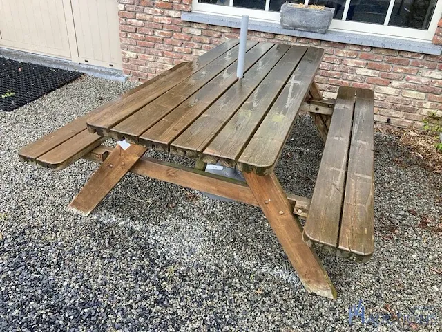 Houten picknickbank - afbeelding 3 van  3