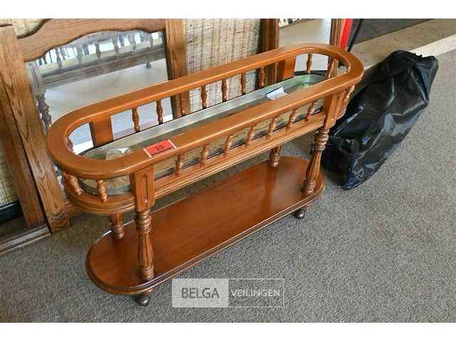 Houten plantenbak - 28x102x62 cm - afbeelding 2 van  2