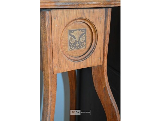 Houten plantenstaander licht beschadigd - afbeelding 3 van  4