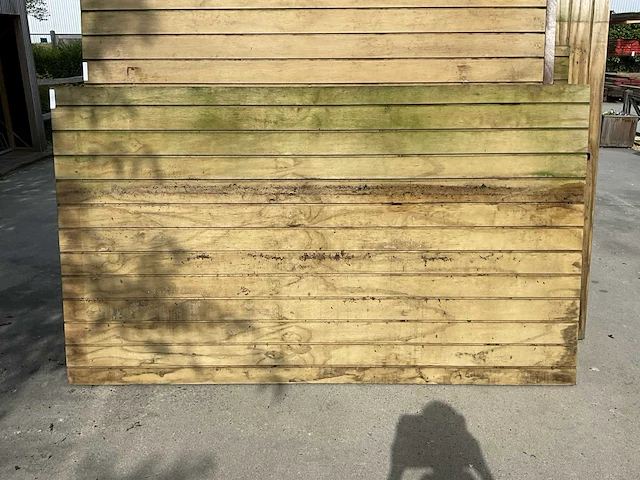 Houten poort 129x222 - afbeelding 1 van  3