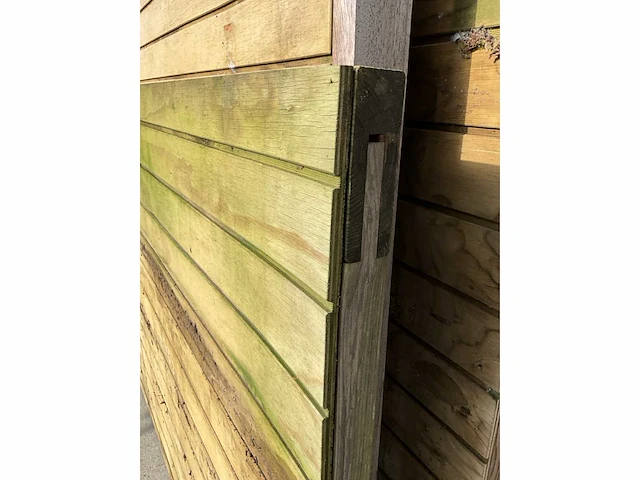 Houten poort 129x222 - afbeelding 3 van  3