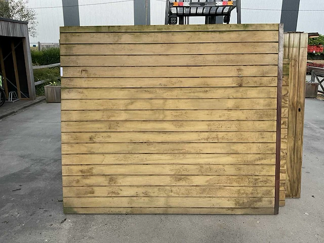 Houten poort 150x176 - afbeelding 1 van  8