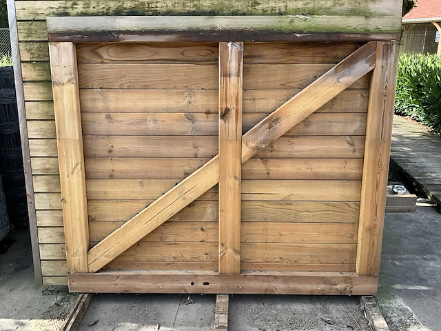 Houten poort 150x176 - afbeelding 3 van  8