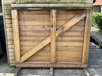 Houten poort 150x176 - afbeelding 3 van  8