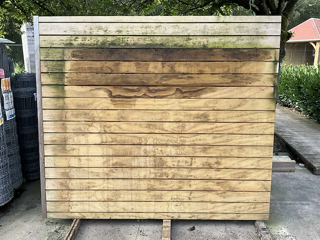 Houten poort 175x202 - afbeelding 1 van  5