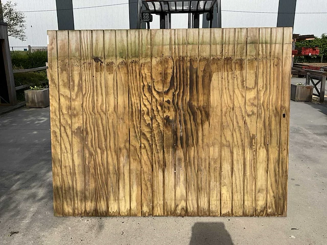 Houten poort 210x166 - afbeelding 1 van  5