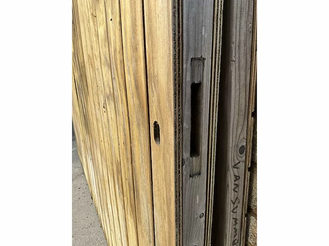 Houten poort 210x166 - afbeelding 2 van  5