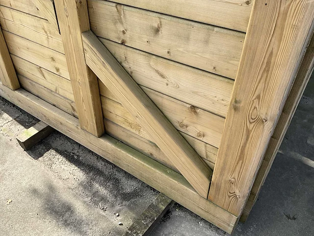 Houten poort 211x165 - afbeelding 3 van  8