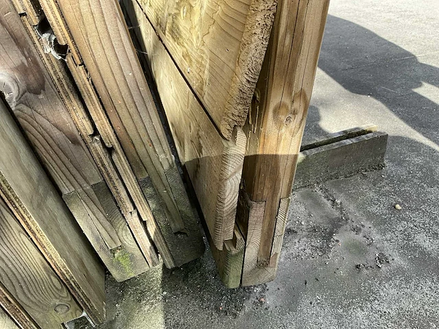 Houten poort 211x165 - afbeelding 8 van  8