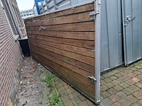 Houten poort 3.40x1.50m