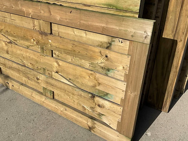 Houten poort 90x230 - afbeelding 2 van  4