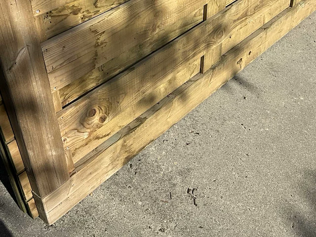 Houten poort 90x230 - afbeelding 3 van  4