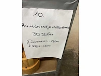 Houten potten met notenkraker (30x) - afbeelding 3 van  3