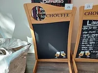 Houten reclame paneel la chouffe - afbeelding 1 van  4