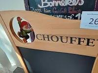 Houten reclame paneel la chouffe - afbeelding 2 van  4