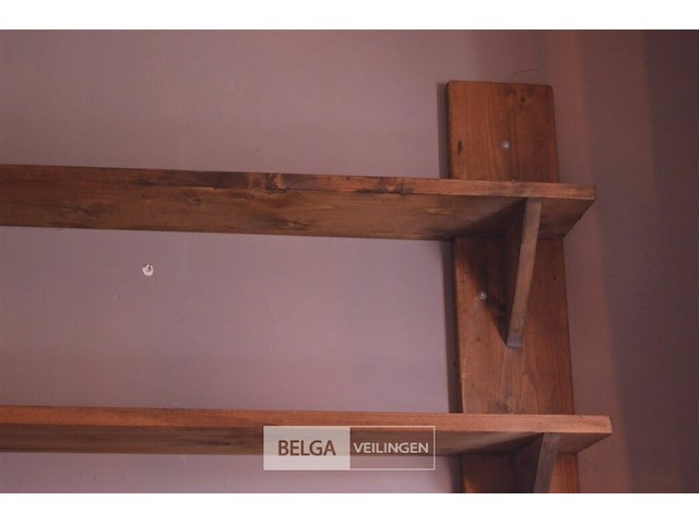 Houten rek 1,80 op 1,30 - afbeelding 2 van  3