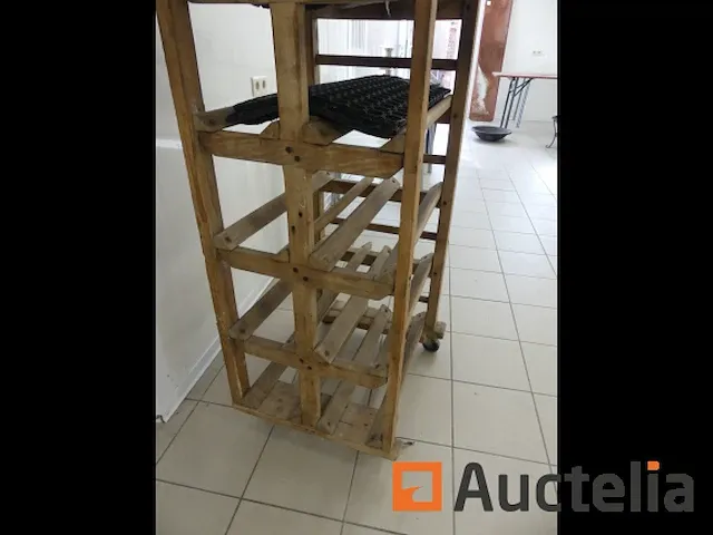 Houten rek - afbeelding 2 van  5