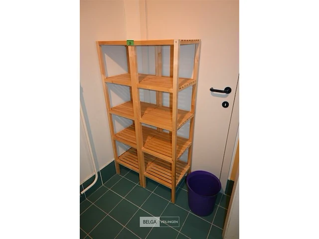 Houten rek - afbeelding 1 van  4