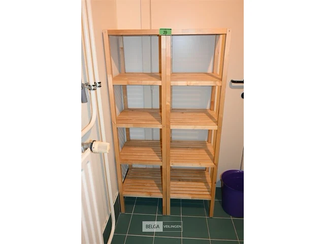 Houten rek - afbeelding 2 van  4