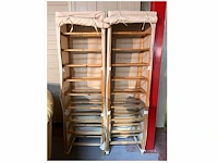 Houten rekjes (x2) - afbeelding 1 van  4