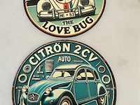 Houten retrolook bord - afbeelding 1 van  1
