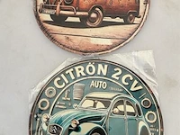 Houten retrolook bord - afbeelding 1 van  1