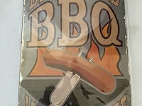 Houten retrolook sierbord rond - afbeelding 1 van  1