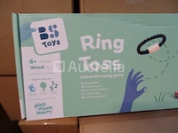 Houten ring toss set - 6 jaar oud - 50x50x10 cm bs toys - afbeelding 3 van  3