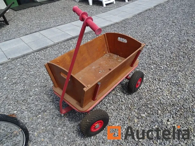 Houten roltafel (4 wielen) - afbeelding 1 van  10