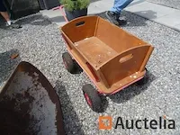 Houten roltafel (4 wielen) - afbeelding 3 van  10