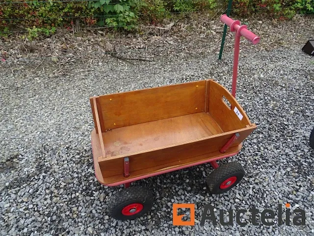 Houten roltafel (4 wielen) - afbeelding 4 van  10
