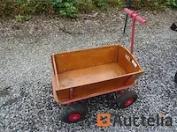 Houten roltafel (4 wielen) - afbeelding 4 van  10