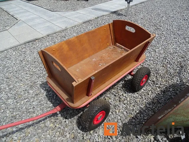 Houten roltafel (4 wielen) - afbeelding 7 van  10