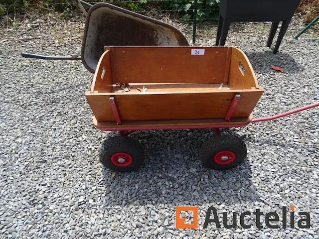 Houten roltafel (4 wielen) - afbeelding 8 van  10