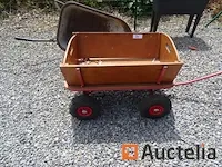 Houten roltafel (4 wielen) - afbeelding 8 van  10