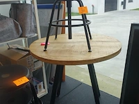 Houten ronde tafel - afbeelding 1 van  4