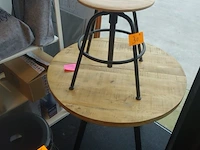 Houten ronde tafel - afbeelding 2 van  4