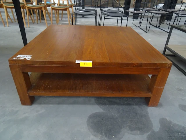 Houten salontafel - afbeelding 1 van  3