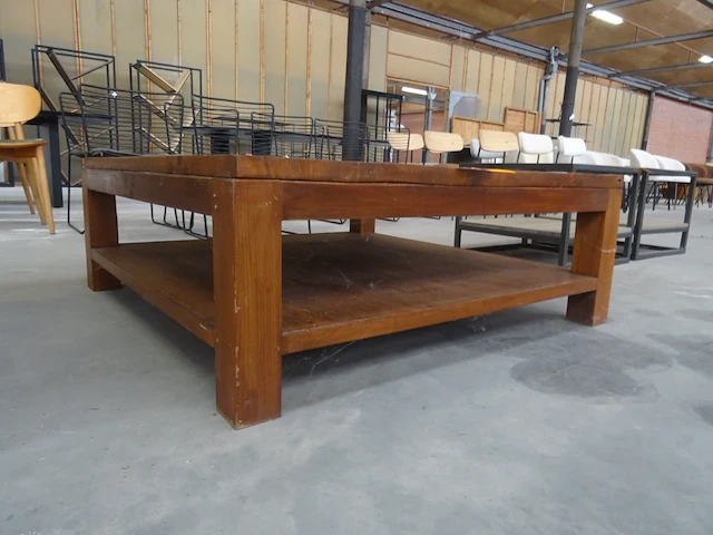 Houten salontafel - afbeelding 2 van  3