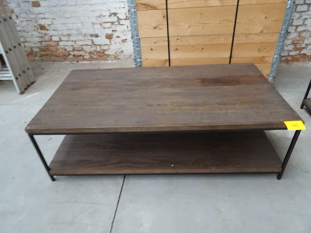 Houten salontafel - afbeelding 1 van  4