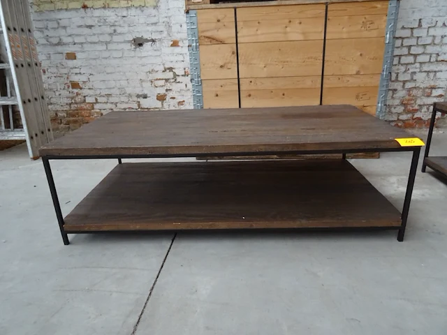 Houten salontafel - afbeelding 2 van  4