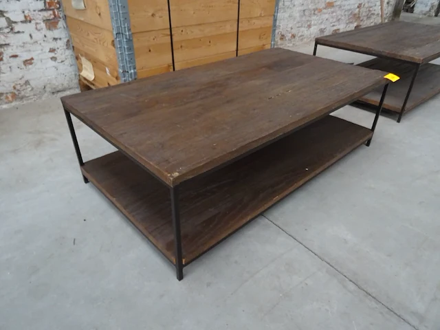 Houten salontafel - afbeelding 4 van  4