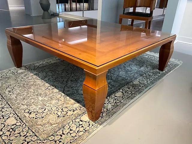 Houten salontafel - afbeelding 2 van  4
