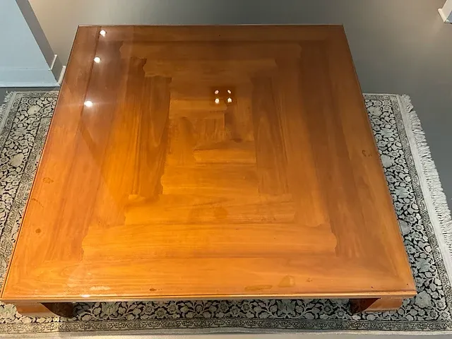 Houten salontafel - afbeelding 4 van  4