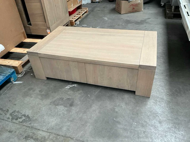 Houten salontafel - afbeelding 1 van  6