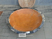 Houten schaal ø100cm - afbeelding 1 van  3