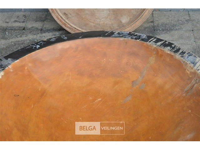 Houten schaal ø100cm - afbeelding 2 van  3